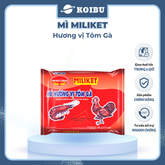 COLUSA - Mì Miliket hương vị Tôm gà, Miliket mì tôm gà Miliket, Mì ăn liền Miliket, Mì gói Miliket - 65g/gói - 00811