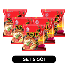 OTTOGI - Mì nấu Ottogi hương vị Yeul cay, Mì Yeul cay Ottogi, Mì cay Yeul Ottogi, Mì Otogi Yeul cay - 120/gói - 00456