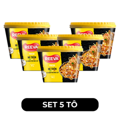 UNIBEN - Mì tô trộn Reeva Fresh hương vị Gà nấm phô mai cay, Mì trộn gà nấm phô mai Reeva tô, Mì Reeva - 95g/tô - 00136
