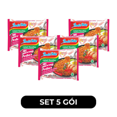INDOFOOD - Mì xào khô Indomie Goreng vị Cay nồng, Mì Indomie vị Cay nồng, Mì xào Indomie, Mì Indomie Indonesia - 79g/gói - 00085