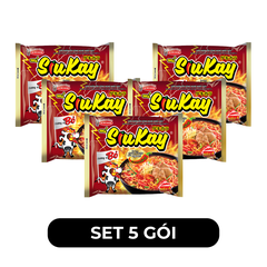 ACECOOK - Mì Siukay hương vị bò - 127g/gói - 00040