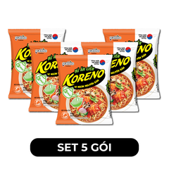 PALDO - Mì Koreno hương vị Kim chi, Mì kim chi Koreno, Mì Koreno úp 3 phút, Mì gói Koreno Hàn Quốc - 75g/gói - 00388