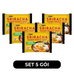 CHOI - Mì Choi Sriracha hương vị Gà cay, Mì Sriracha gà cay, Mì gà cay Sriracha, Mì Siracha gói - 120g/gói - 00344