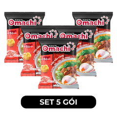 MASAN - Mì khoai tây Omachi hương vị Xốt Bò Hầm, Mì Omachi sốt bò hầm ăn liền, Mì Omachi gói - 80g/gói - 00114
