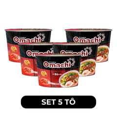 MASAN - Mì tô khoai tây Omachi hương vị Xốt Bò Hầm, Mì Omachi Xốt bò hầm tô, Mì khoai tây Omachi tô - 93g/tô - 00105