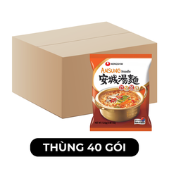 NONGSHIM - Mì Ansungtangmyun hương vị Miso cay, Mì Nongshim Ansungtangmyun ăn liền, Mì miso Hàn Quốc - 125g/gói - 00629