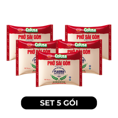 COLUSA - Phở Sài Gòn Colusa hương vị Bò, Phở Miliket ăn liền, Phở bò Sài Gòn ăn liền - 65g/gói - 00667