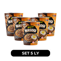 PALDO - Mì ly xào Koreno Bulgogi hương vị Bò xào cay, Mì trộn Koreno Bulgogi ly, Mì bò xào cay Hàn Quốc - 65g/ly - 00604