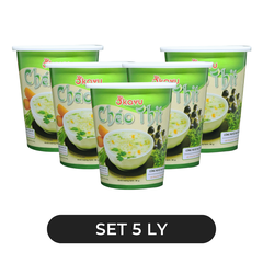 ASUZAC FOODS - Cháo ly Asuzac Okayu hương vị Thịt, Cháo thịt ăn liền Asuzac ly, Cháo thịt Okayu Asuzac - 36g/ly - 00580