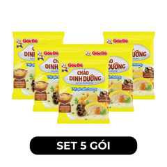 ASIAFOODS - Cháo dinh dưỡng Gấu đỏ hương vị Thịt gà nấm hương, Gấu Đỏ cháo thịt gà nấm hương Gấu Đỏ - 60g/gói - 00710