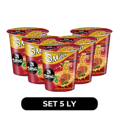 UNIBEN - Mì ly 3 Miền Gold Bò hầm rau thơm, Mì ly Bò hầm rau thơm 3 Miền Gold, Mì 3 Miền Gold ly - 65g/ly - 00359