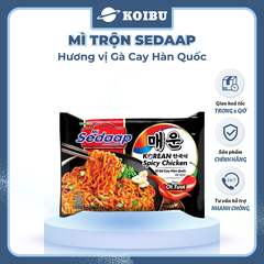 SEDAAP - Mì trộn Sedaap hương vị Gà cay Hàn Quốc, Mì Sedaap mì trộn Gà cay Hàn Quốc Sedaap ăn liền - 87g/gói - 00282