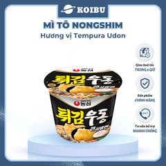 NONGSHIM - Mì tô Nongshim hương vị Tempura Udon, Mì tô Udon Tempura Nongshim, Mì Nongshim Hàn Quốc - 111g/tô - 00549