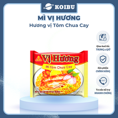 THIEN HUONG FOOD - Mì Vị Hương hương vị Tôm chua cay, Mì Tôm chua cay Vị Hương ăn liền, Mì tôm ăn liền - 65g/gói  - 00867