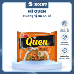 ACECOOK - Mì Quen hương vị Bò sa tế, Mì Quen bò sa tế, Mì Quen bò sate, Acecook Mì Queen Acecook - 82g/gói - 00846