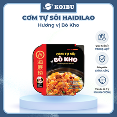 YIHAI - Cơm tự sôi Haidilao hương vị Bò kho, Cơm tự sôi Hadilao Bò kho - 195g/hộp - 00834