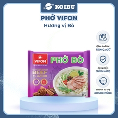 VIFON - Phở Vifon hương vị Bò, Vifon phở bò Vifon Phở ăn liền Vifon Phở thịt bò Vifon, Phở gói ăn liền - 65g/gói - 00169