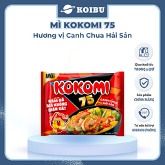 MASAN - Mì Kokomi 75 Canh chua hải sản, Kokomi 75 Mì canh chua hải sản Kokomi 75 gói ăn liền - 75g/gói - 00216