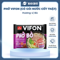VIFON - Phở Vifon có gói xốt thịt hương vị Bò, Phở bò Vifon có gói nước cốt thịt, Phở ăn liền Vifon - 75g/gói - 00779