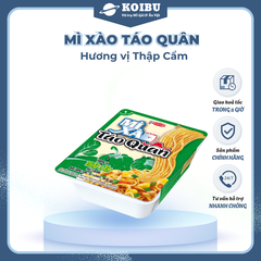 ACECOOK - Mì xào Táo Quân hương vị Thập cẩm, Mì Táo Quân xanh, Mì Táo quân thập cẩm, Mì khay Táo Quân thập cẩm - 85g/khay - 00030
