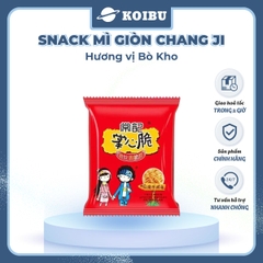 MENGZHOU - Snack mì giòn Chang Ji hương vị Bò kho, Snack mì gạch cua Chang Ji, Mì Trung Quốc - 25g/gói - 00162