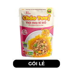 CÂY THỊ - Cháo tươi Cây Thị hương vị Thịt heo bí đỏ, Cháo tươi thịt heo bí đỏ Cây Thị, Cháo Cây Thị - 240g/gói - 00736