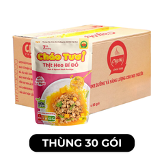 CÂY THỊ - Cháo tươi Cây Thị hương vị Thịt heo bí đỏ, Cháo tươi thịt heo bí đỏ Cây Thị, Cháo Cây Thị - 240g/gói - 00736