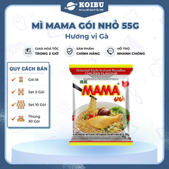 MAMA - Mì Mama gói nhỏ hương vị Gà, Mì Mama gà, Mì Thái Lan hương vị Gà, Mì gà Thái Lan Mama  - 55g/gói - 00258