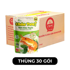 CÂY THỊ - Cháo tươi Cây Thị hương vị Tôm rau ngót, Cháo tươi tôm rau ngót Cây Thị, Cháo Cây Thị - 240g/gói - 00733