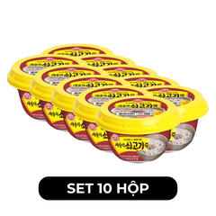 OTTOGI - Cháo hộp Ottogi hương vị Thịt bò nấm bào ngư Nhật, Ottogi Cháo Thịt bò nấm bào ngư Ottogi - 285g/hộp - 00615