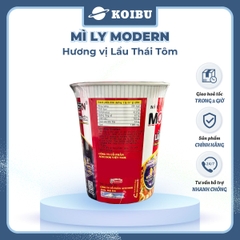 ACECOOK - ACECOOK - Mì ly Modern hương vị Lẩu thái tôm, Mì ly lẩu thái tôm Modern ăn liền, Mì Modern ly ăn liền - 65g/ly - 00011