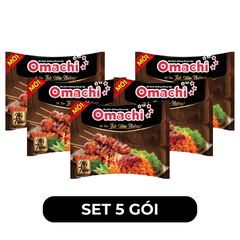MASAN - Mì Omachi gói trộn hương vị thịt xiên nướng - Mì gói trộn Omachi, Omachi mì gói trộn, mì trộn, mì Omachi trộn, mì trộn Omachi, mì trộn vị thịt xiên nướng Omachi, Omachi mì trộn vị thịt xiên nướng, mì Omachi trộn vị thịt xiên nướng - 82g/gói - 00484