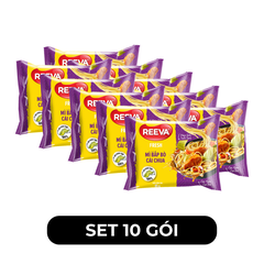 UNIBEN - Mì Reeva Fresh hương vị Bắp bò cải chua (cói gói cải chua thật), Mì bắp bò dưa chua Reev- 85g/gói - 00496
