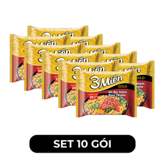 UNIBEN - Mì 3 Miền Gold hương vị Bò Hầm Rau Thơm - Mì Bò Hầm Rau Thơm 3 Miền Gold - 75g/gói - 00353