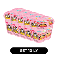 SAMYANG - Mì ly khô gà cay Samyang hương vị Gà Cay Carbonara, Mì ly gà cay Samyang Carbonara Hàn Quốc - 80g/ly - 00412