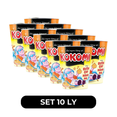 MASAN - Mì ly Kokomi hương vị Sườn Cay Hành Phi - Mì Kokomi ly hương vị Sườn Cay Hành Phi - 65g/ly - 00120