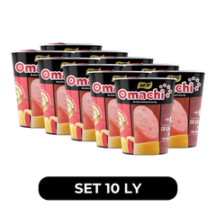 MASAN - Mì ly OMACHI có CÂY THỊT THẬT hương vị Xốt/Sốt Bò Hầm - Mì ly khoai tây ăn liền - 114g/ly - 00111