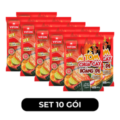 VIFON - Mì Vifon xuất khẩu Tôm chua cay hoàng đế, Mì Tôm chua cay hoàng đế Vifon cao cấp xuất khẩu - 100g/gói - 00200
