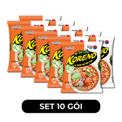 PALDO - Mì Koreno hương vị Kim chi, Mì kim chi Koreno, Mì Koreno úp 3 phút, Mì gói Koreno Hàn Quốc - 75g/gói - 00388