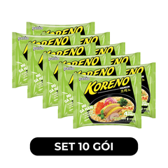PALDO - Mì Koreno Premium hương vị Gà hầm, Mì gà hầm Koreno Premium, Mì gà hầm Koreno Hàn Quốc - 100g/gói - 00397