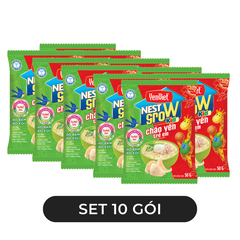 YENVIET - Cháo Yến trẻ em YenViet Nest Grow hương vị Bò bằm bó xôi, Cháo yến bò bằm Yến Việt Nest Grow - 50g/gói - 00597