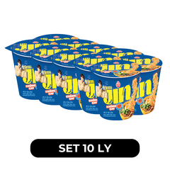 OTTOGI - Mì ly Jin hương vị Không cay, Mì Không cay Jin ly, Mì ly Jin Không cay, Mì ly Ottogi ăn liền - 65g/ly - 00195
