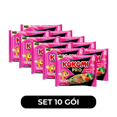 MASAN - Mì Kokomi Pro Kim chi bò cay, Mì Kokomi Pro hương vị Kim chi bò cay, Mì kim chi bò cay Kokomi Pro - 75g/gói - 00520