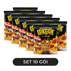 WORLD SPICE - Mì trộn LókCók hương vị Bò né, Mì trộn bò né LokCok, Mì trộn LokCok bò né ăn liền - 100g/gói - 00754
