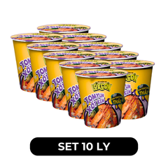 WORLD SPICE - Mì ly LókCók hương vị Tomyum xốt kem, Mì ly xốt kem Tomyum LokCok ăn liền, Mì Lokcok ly - 75g/ly - 00772