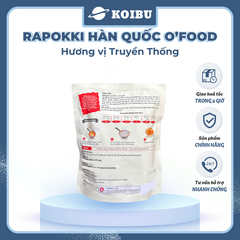 O’FOOD - Rapokki Hàn Quốc O’food hương vị Truyền thống, Tokbokki O'Food, Bánh gạo O'Food Hàn Quốc (146g/gói)
