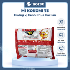 MASAN - Mì Kokomi 75 Canh chua hải sản, Kokomi 75 Mì canh chua hải sản Kokomi 75 gói ăn liền - 75g/gói - 00216
