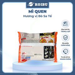 ACECOOK - Mì Quen hương vị Bò sa tế, Mì Quen bò sa tế, Mì Quen bò sate, Acecook Mì Queen Acecook - 82g/gói - 00846