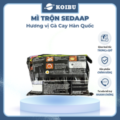 SEDAAP - Mì trộn Sedaap hương vị Gà cay Hàn Quốc, Mì Sedaap mì trộn Gà cay Hàn Quốc Sedaap ăn liền - 87g/gói - 00282