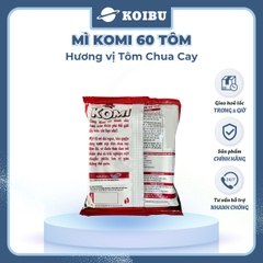 MASAN - Mì Komi hương vị Tôm chua cay, Komi Mì tôm chua cay Komi, Mì Kokomi tôm chua cay ăn liền - 60g/gói - 00809